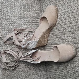 ALDO ESPADRILLES with long starps